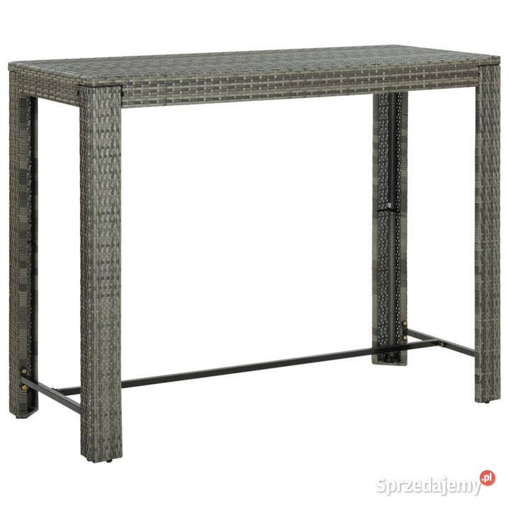 7cz zestaw barowy do ogrodu z poduszkami rattan