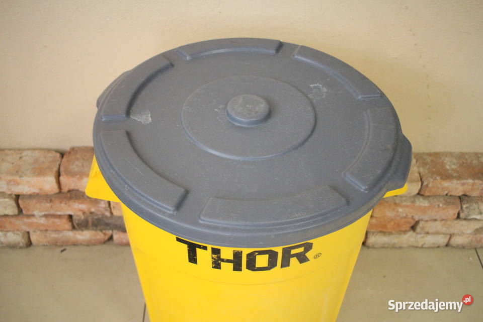 Pojemnik uniwersalny na odpadki Thor żółty 120L śląskie Pszczyna