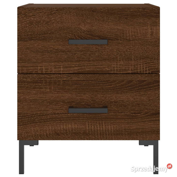 Szafki nocne 2 brązowy dąb 40x35x475 WM827323 mazowieckie sprzedam