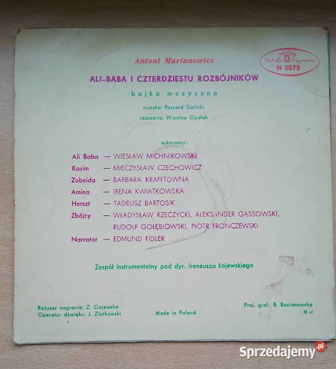 Alibaba i czterdziestu rozbójników Nakło nad Notecią sprzedam