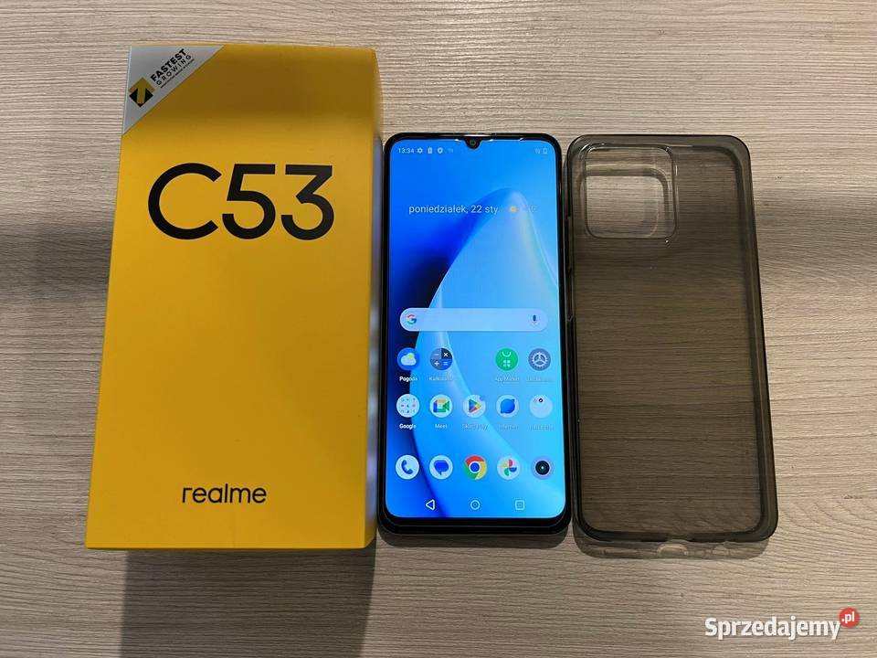 Smartfon realme C53 6 GB / 128 GB złoty Komplet