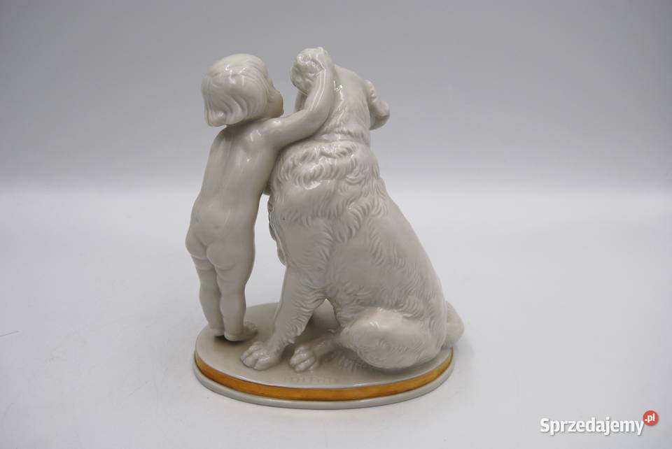 Unikatowa porcelanowa figura Rosenthal Dziecko z wielkopolskie Poznań