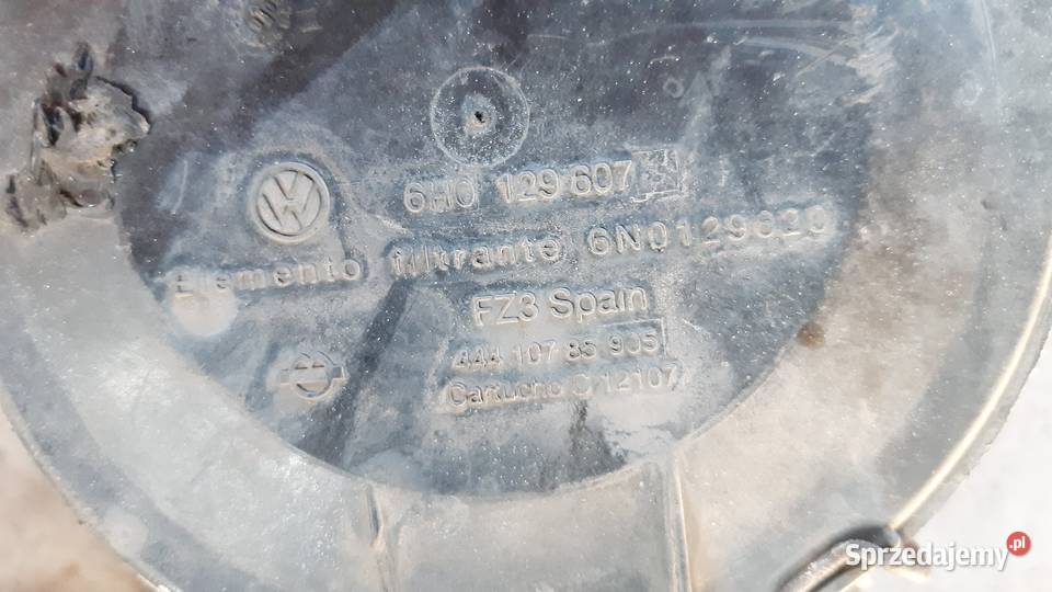 Vw polo chłodnica filtr powietrza dzwignia