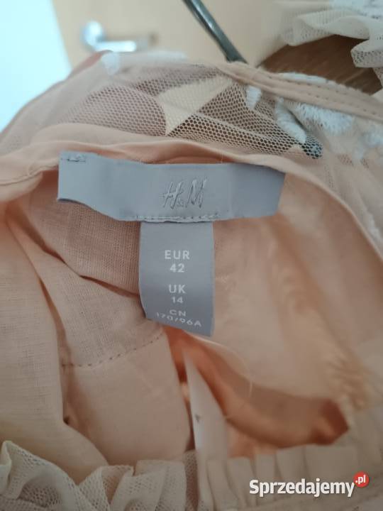 sukienka boho haftowana HM SM Poznań