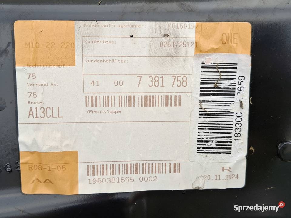 BMW X5 F15 X6 F16 MASKA POKRYWA SILNIKA NOWA lubuskie Bieleń