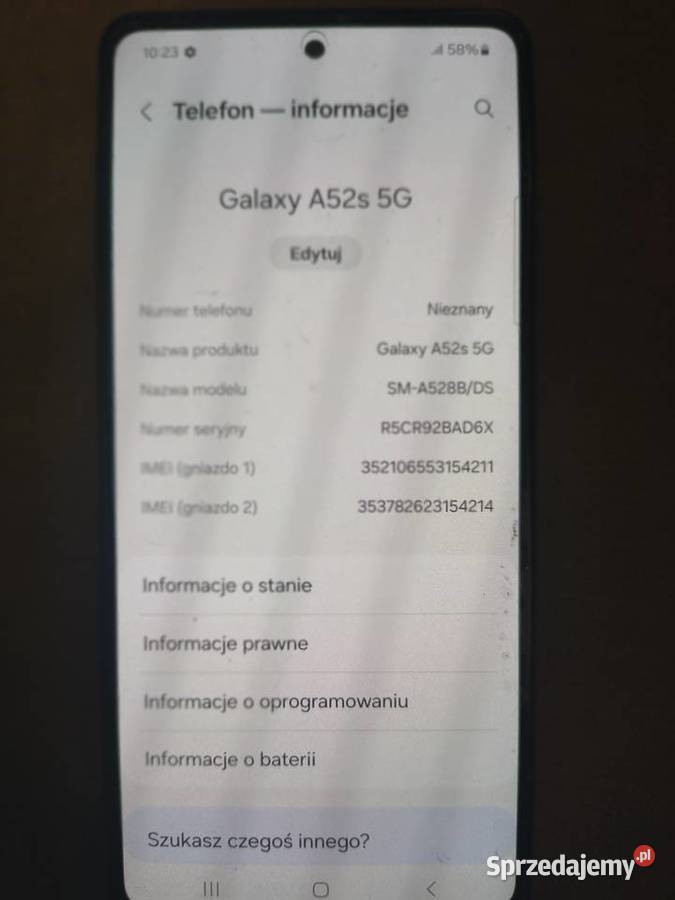 Telefon Samsung Galaxy A52s 5G Lublin