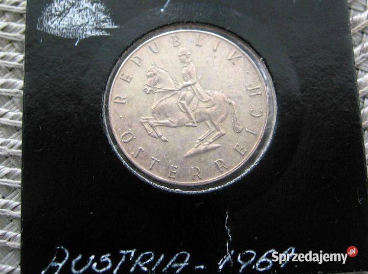 Austria 5 Szylingów 1961t SREBRO wielkopolskie
