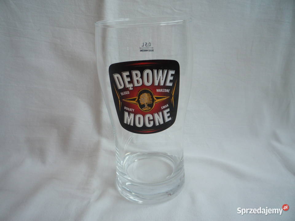 Dębowe Mocne Szklanka Pokal 0,5l. Nowa