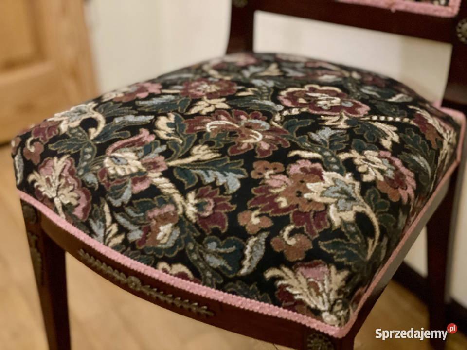 Antyk 4 Krzesła Empire Lwie Łapy Okres Meble mazowieckie Warszawa