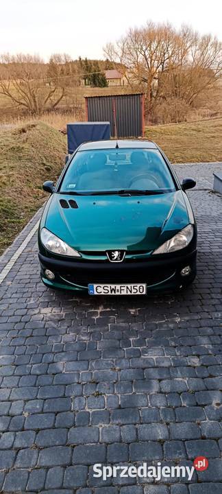 Peugeot mały przebieg auto bez wkładu 206 Tuchola