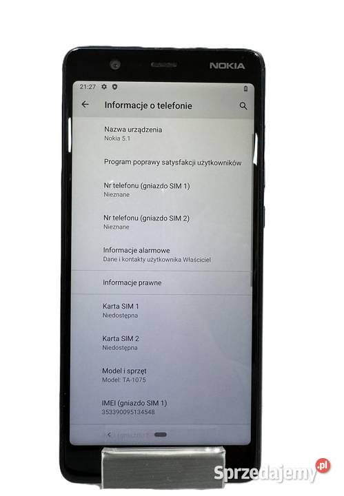 Smartfon Nokia 51 2 GB 16 GB Nokia Elbląg