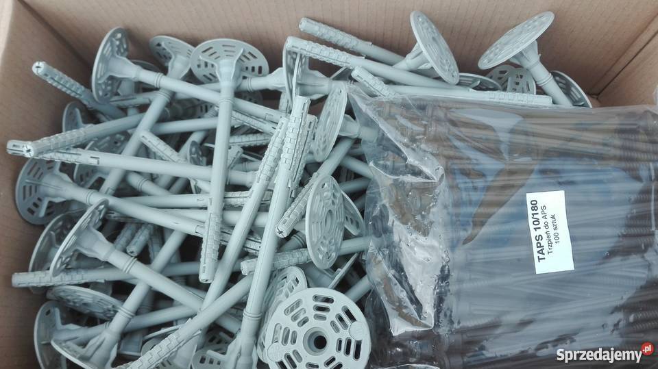 KOŁKI DO STYROPIANU WEŁNY fi10 x 180mm 100 opak Lublin