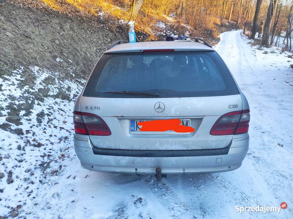 Mercedes w211 27cdi ładnysprawny 406000km Klasa E Mszana Dolna