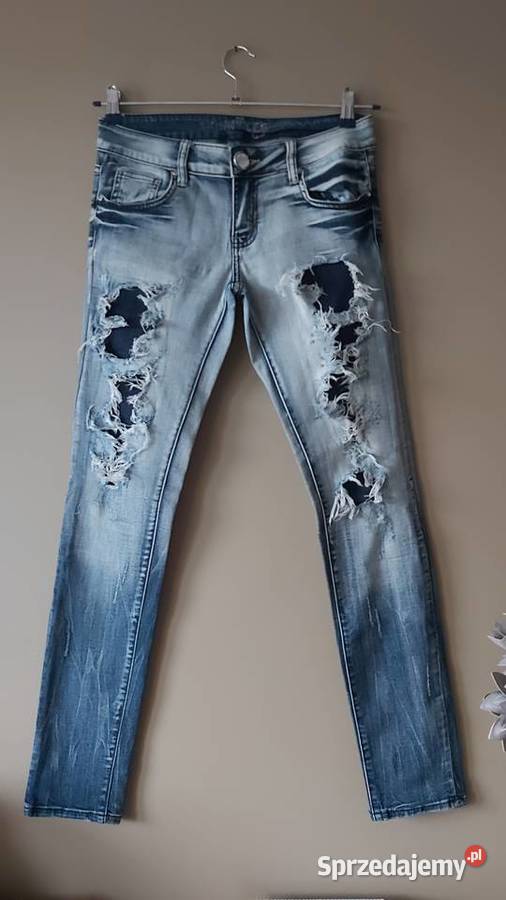 Spodnie dżinsowe jeansy damskie Skinny r28M
