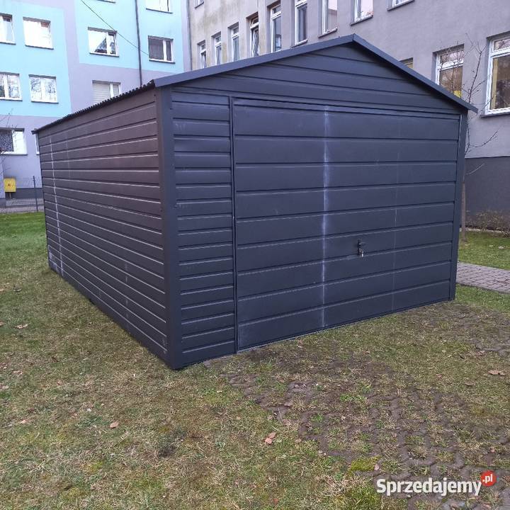 35x5 dach dwuspadowy Antracyt MAT Obróbki Garaże Gorzów Wielkopolski sprzedam
