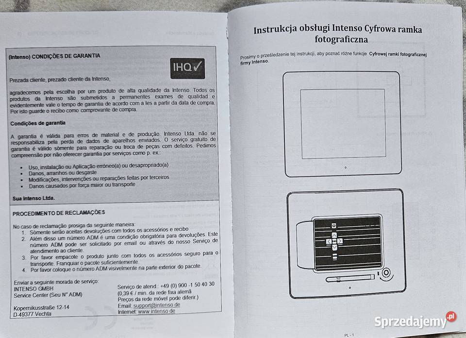 Ramka fotograficzna INTENSO 8