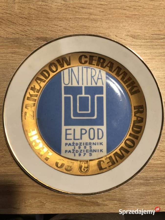 Talerz Unitra okolicznościowy Warszawa sprzedam