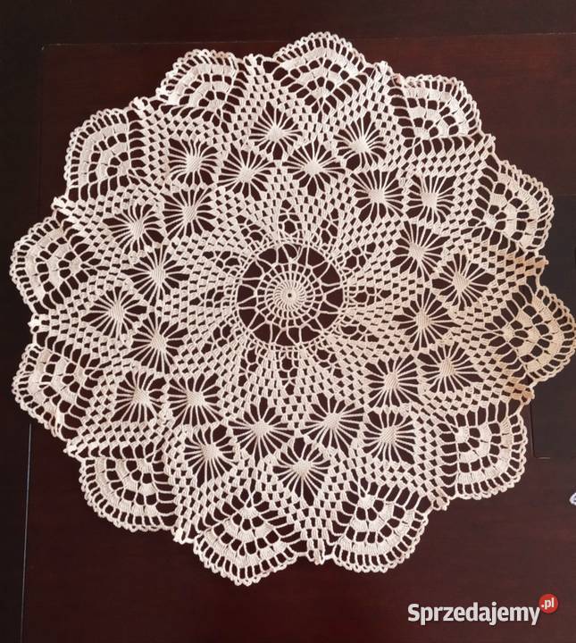 Serweta na okrągły stół 70 handmade Jelenia Góra sprzedam