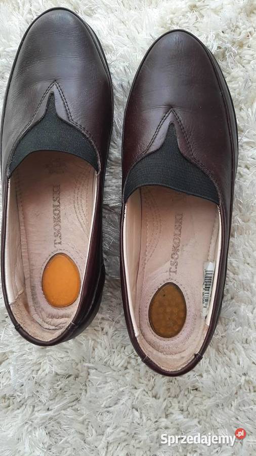 Sprzedam damskie skorzane półbutywipsnajesień skóra Opole sprzedam