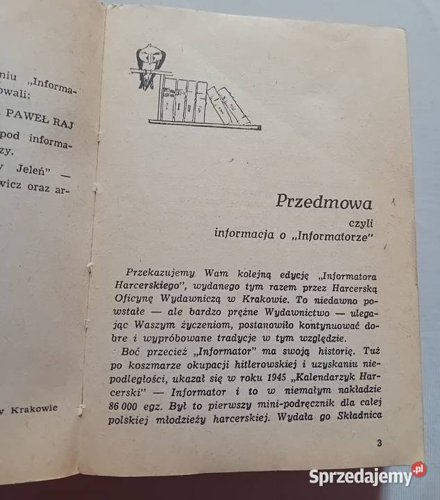 Hm Wacław Wierzewski Informator harcerski HOW Koźminek sprzedam