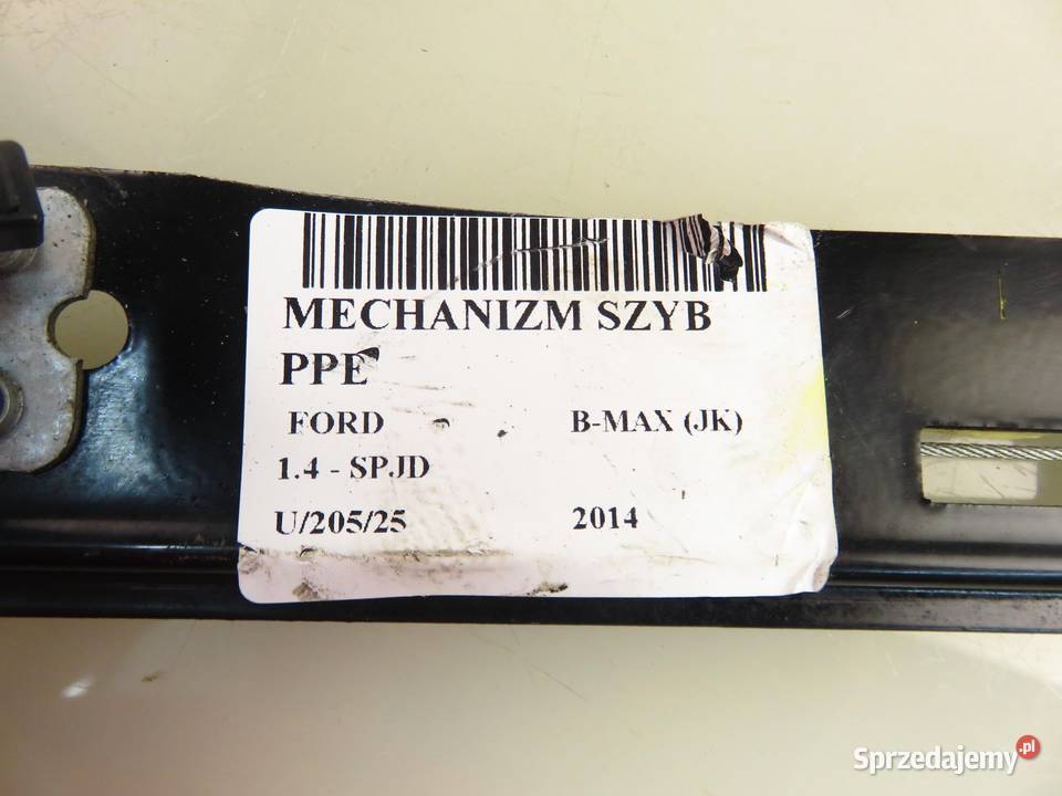 PODNOŚNIK SZYBY PRAWY PRZEDNI FORD B JK