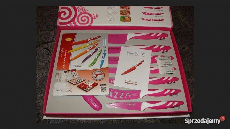 Zestaw komplet 7 noży obieraczka ceramiczne Wieluń sprzedam