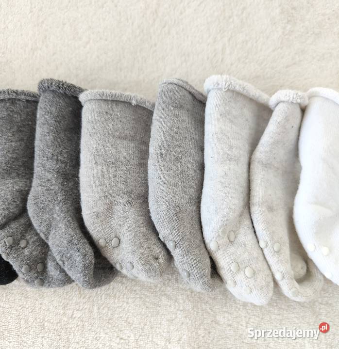 Skarpetki grube frotte HM noworodek newborn 13 uniseks Odzież sprzedam