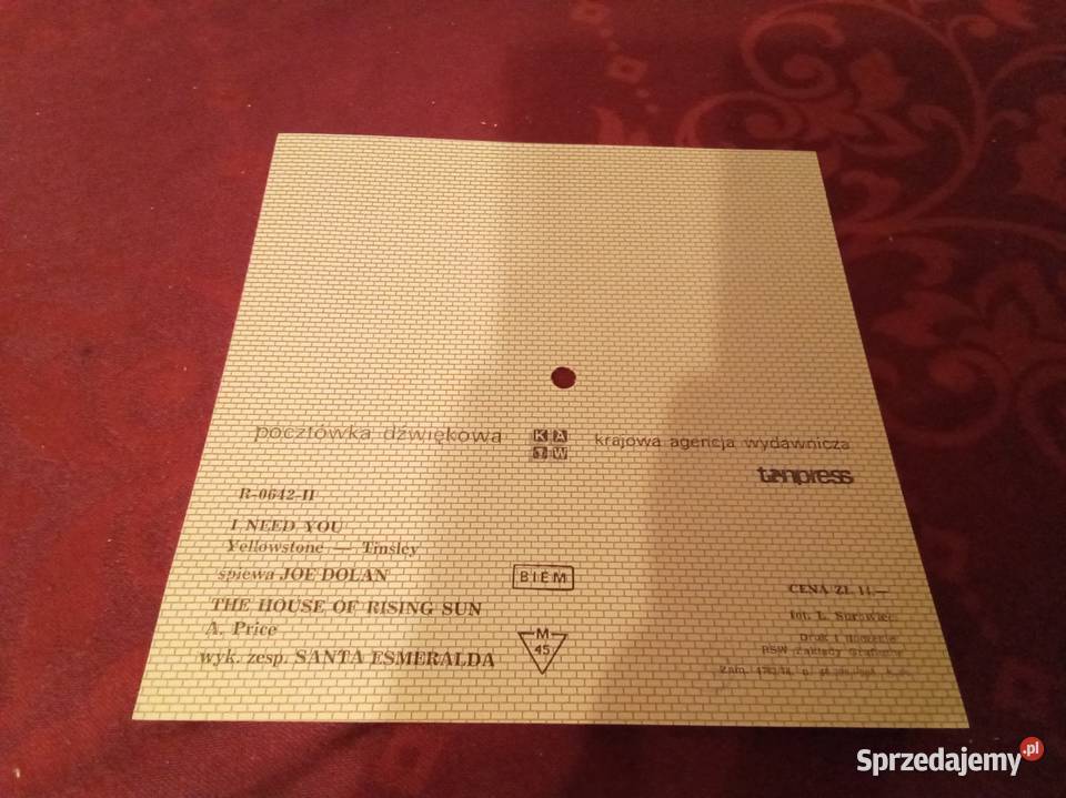 I need you Yellowstone i the house of rising Kultura i Rozrywka Warszawa