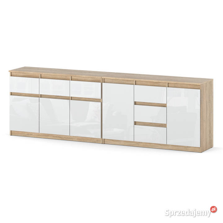 Komoda Nowoczesna 240 Z 6 Szufladami Do Salonu 240cm Elbląg