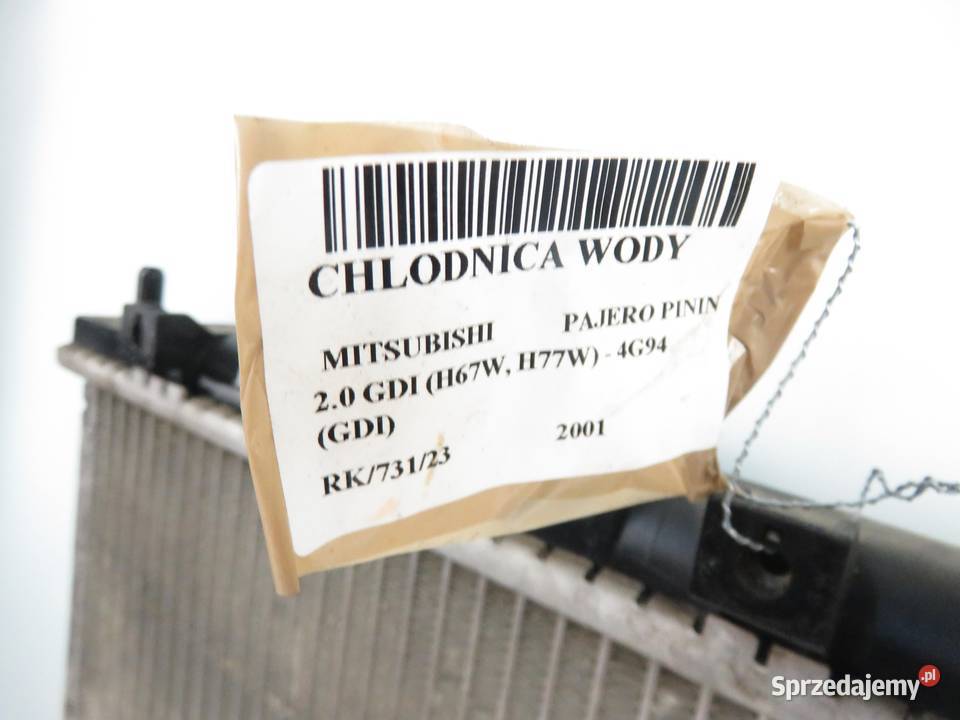 CHŁODNICA WODY MITSUBISHI PAJERO PININ 20 GDI Chłodnie wody