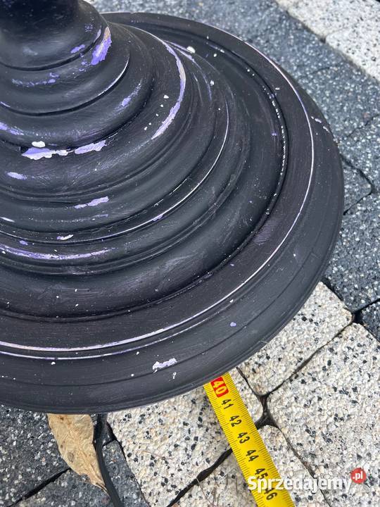 Lampa stojąca drewniana Vintage Boho shabby chic Długopole-Zdrój