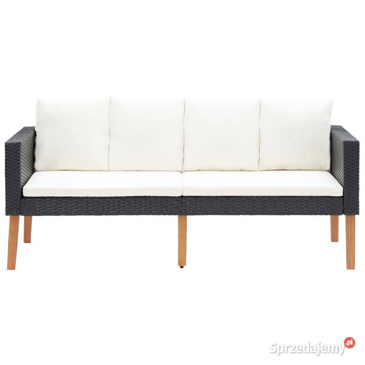 2osobowa sofa ogrodowa z poduszkami rattan PE Warszawa
