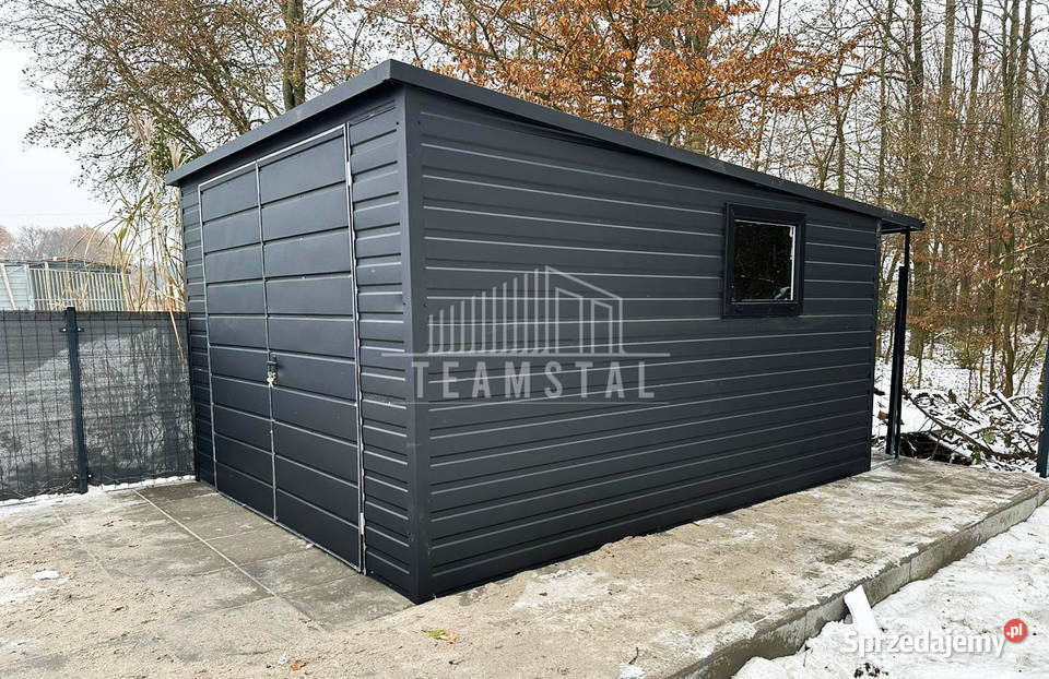 Garaż Blaszany 3x5 wiata 05x3 Brama 15m2