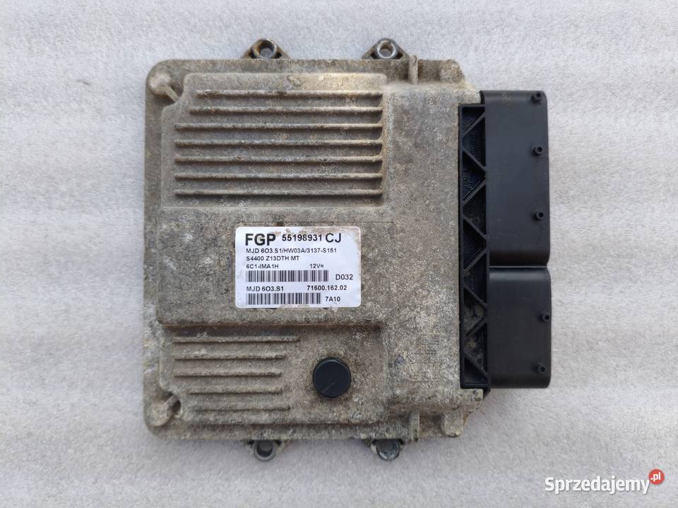 Sterownik Silnika Opel Corsa D 13 CDTI 55198931 osobowe mazowieckie Wyszków
