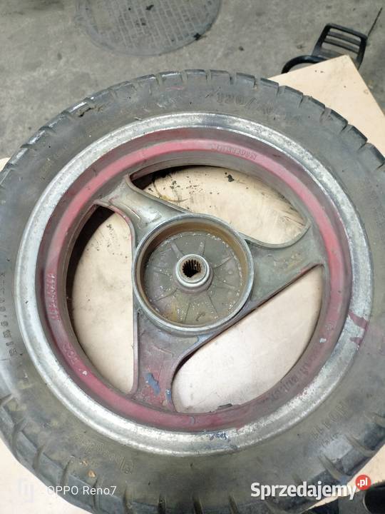Tylne koło 12 19 frezów skuter 4T Łubno