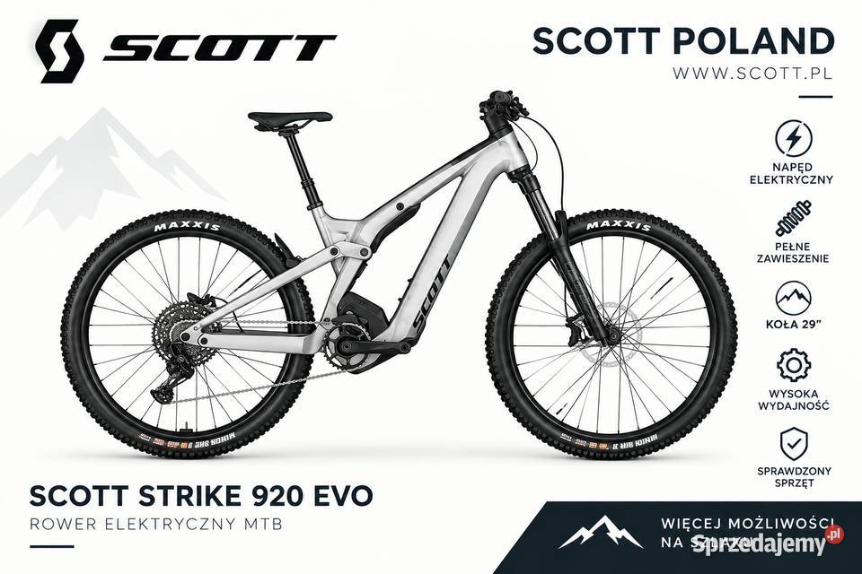 Scott strike 920 evo rower elektryczny Jabłonka