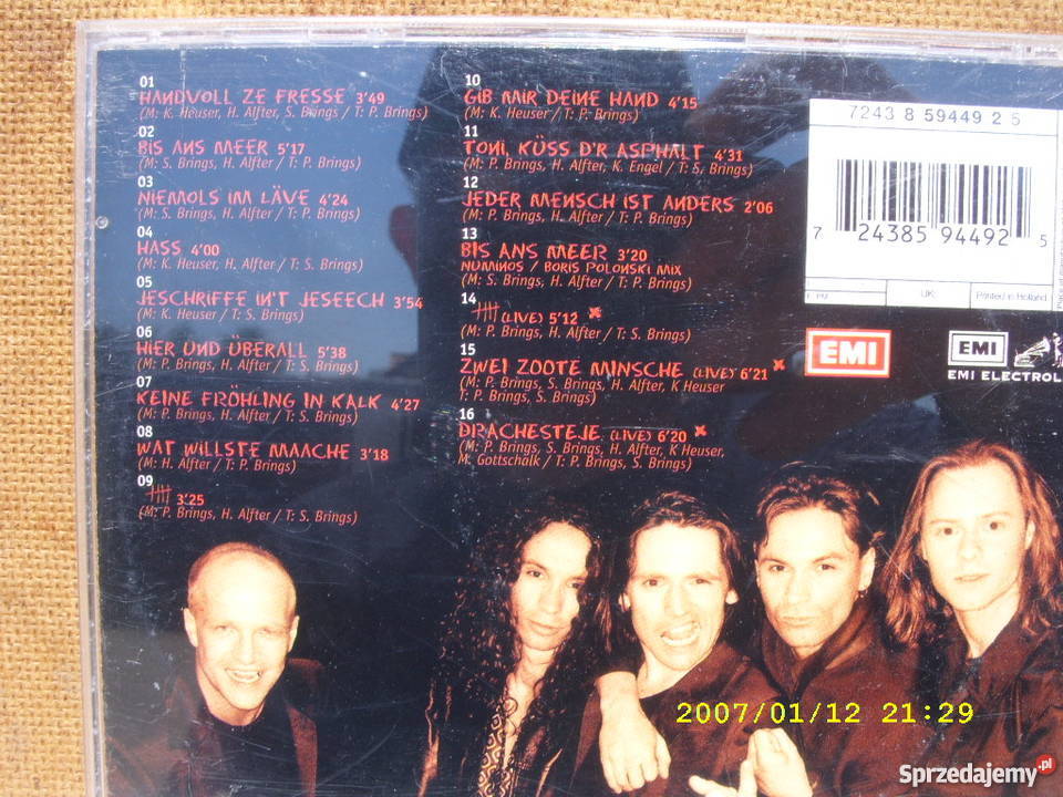 Rock CD BRINGSPUDDELRUH Płyty i kasety Muzyka Wołów