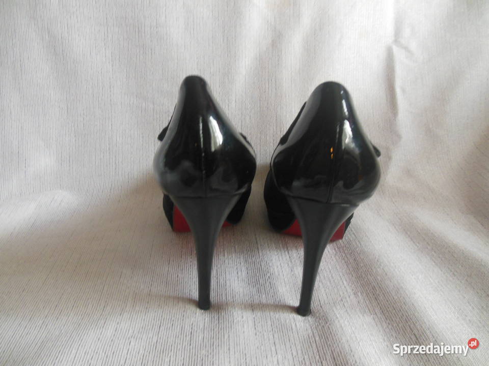Buty czółenka czarne Bandura r 40 skóra Czółenka Kielce