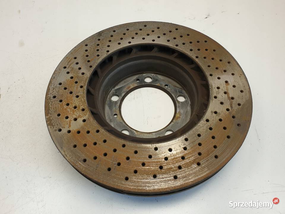 Porsche Boxster 986 32 TARCZA HAMULCOWA Przód Rudka