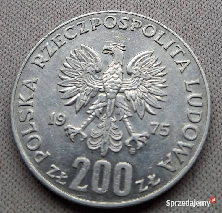 POLSKA 200 1975 rSREBRO 750 XXX ROCZNICA Kolekcje