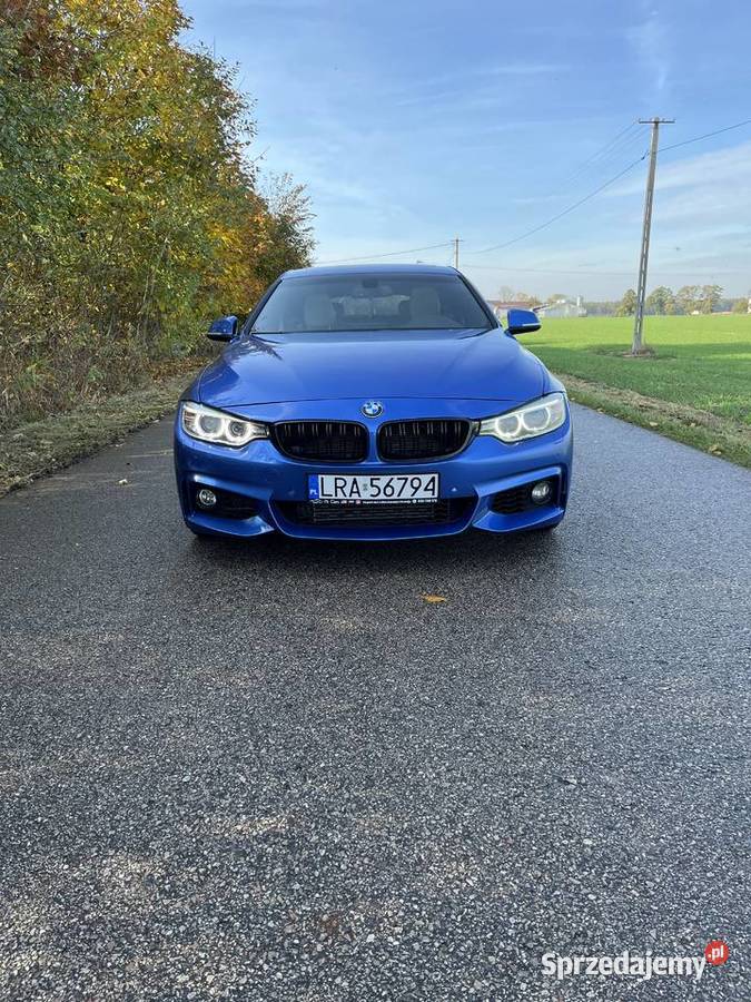 BMW 4 GrandCoupe F36 M Pakiet niebieski