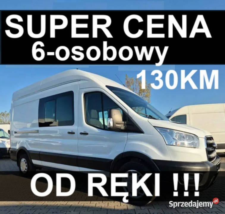 Ford Transit L4H3 130 Kamera Czujniki parkowania 2000cm3 Szczecinek