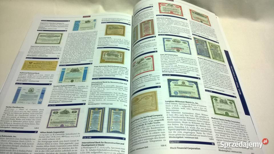 katalog aukcyjny papierów wartościowych 57 Numizmatyka mazowieckie Warszawa