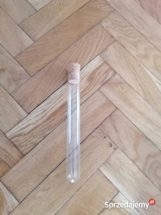 Fiolka szklana z korkiem Gdańsk