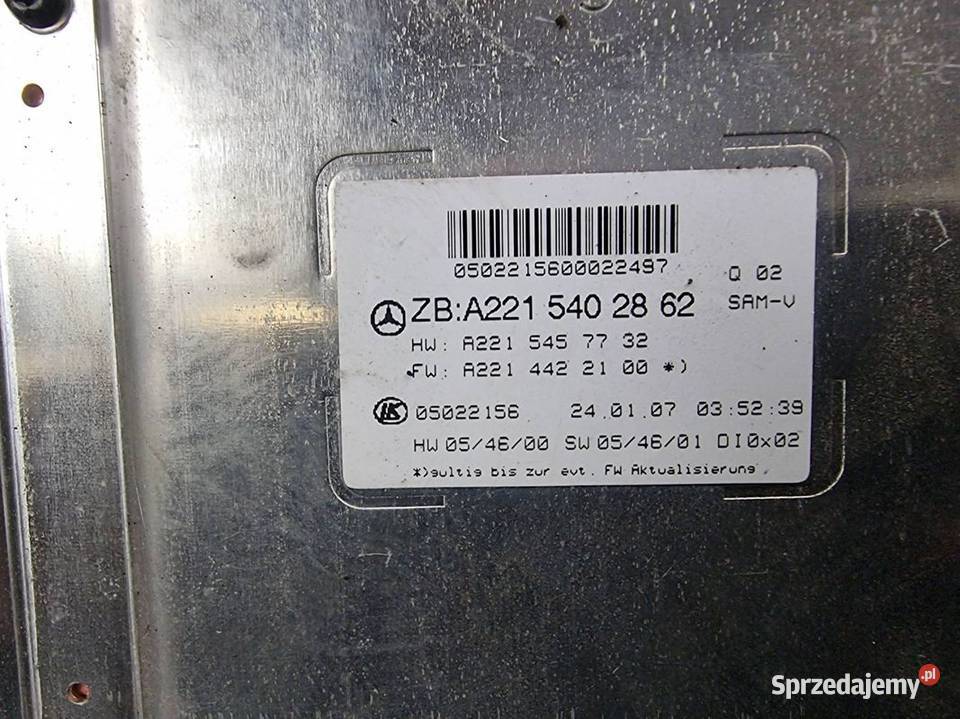 MODUŁ MERCEDES W 221 A2215402862 SAM Lipno