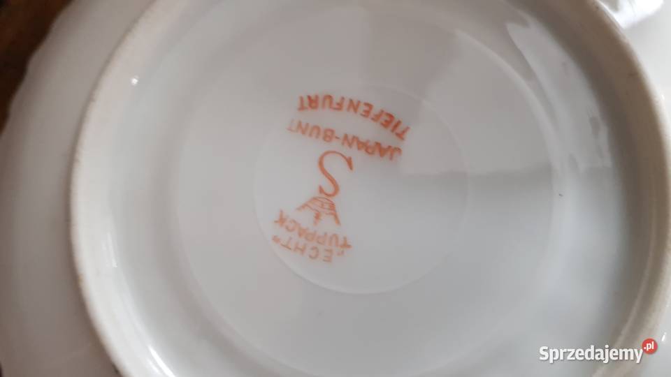Filiżanka trzy gejsze porcelana śląska Tuppack Orneta
