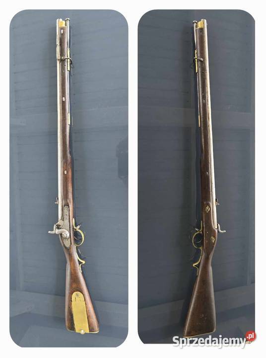 Muszkiet czarnoprochowy wojskowy Brunswick1848 r Lichwin