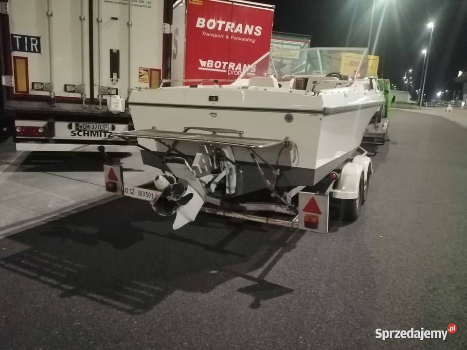 Łódż motorowa lodka motorowka Ockelbo Trzebiatów