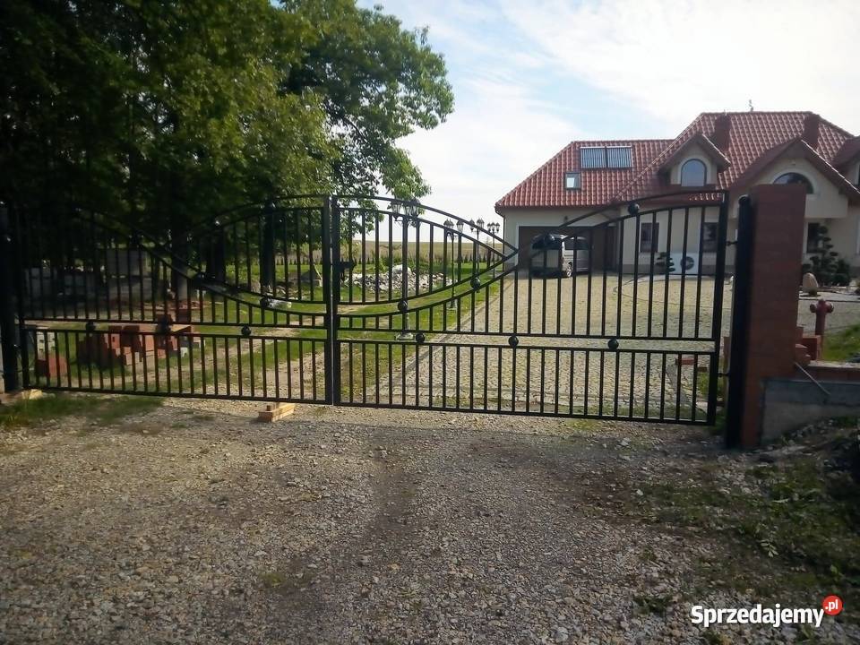 Bramy wjazdowe przesuwne dwuskrzydłowe dolnośląskie Pichorowice sprzedam