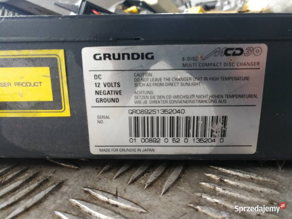 Zmieniarka GRUNDIG MCD30 Warszawa